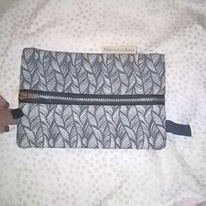 Blue And White Patterned Pencil Case/Pouch... Primitives By Kathy NWOT